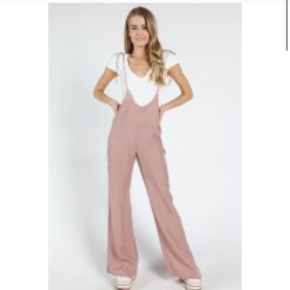 Wild Honey Pants - Light pink Overalls Jumpsuit